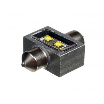 Светодиодная автолампа T10 28mm 2pcs 5W 12V Cree
